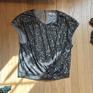 Women’s m sequin top nwt